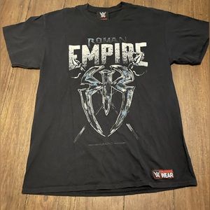 WWE Roman Empire Black Graphic Tee